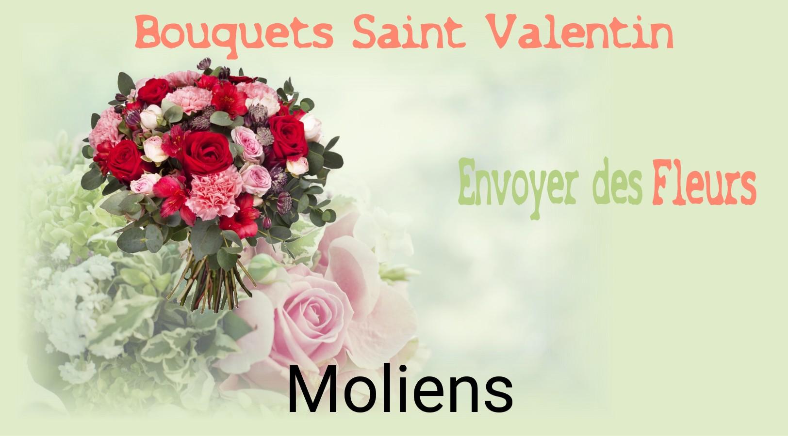 Roses de Saint-Valentin livrées à Moliens